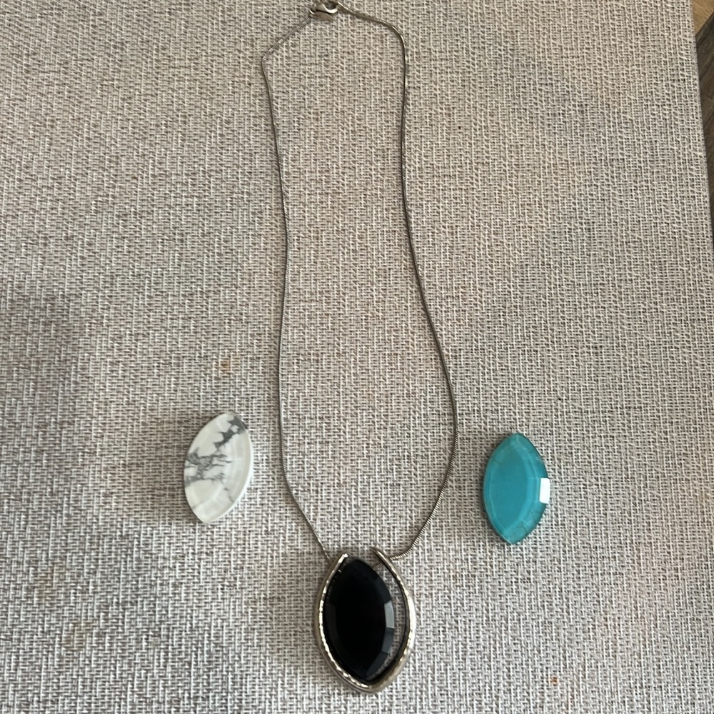 Silpada .925 sterling silver 20” interchangeable necklace
